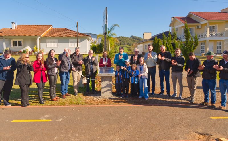 Foto de capa da notícia DEPUTADO DANRLEI INAUGURA CICLOVIA E ANUNCIA NOVOS RECURSOS PARA DAVID CANABARRO