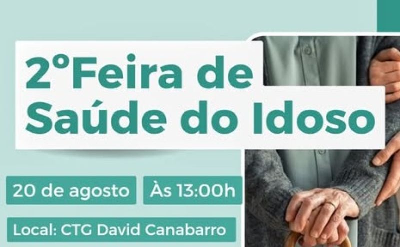 Foto de capa da notícia: VEM AÍ A 2ª FEIRA DE SAÚDE DO IDOSO