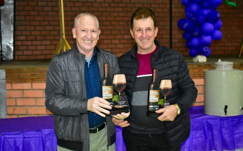 Foto de capa da notícia: DAVID CANABARRO FOI DESTAQUE NA XIX MOSTRA REGIONAL DE VINHOS ARTESANAIS DA MICRORREGIÃO DE MARAU