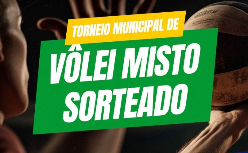 Foto de capa da notícia: INSCRIÇÕES ABERTAS PARA O TORNEIO MUNICIPAL DE VÔLEI MISTO