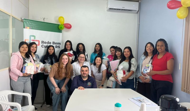 Foto de capa da notícia: ​​​​​​​Administração Municipal amplia Rede Bem Cuidar com grupo de gestantes no Centro Municipal de Saúde