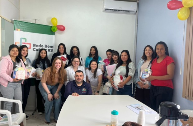 Foto de capa da notícia: ​​​​​​​Administração Municipal amplia Rede Bem Cuidar com grupo de gestantes no Centro Municipal de Saúde