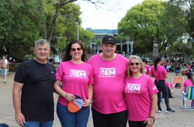 Foto de capa da notícia: Outubro Rosa - Prefeitura de Guaporé apoia e participa do “Movimento do Bem”
