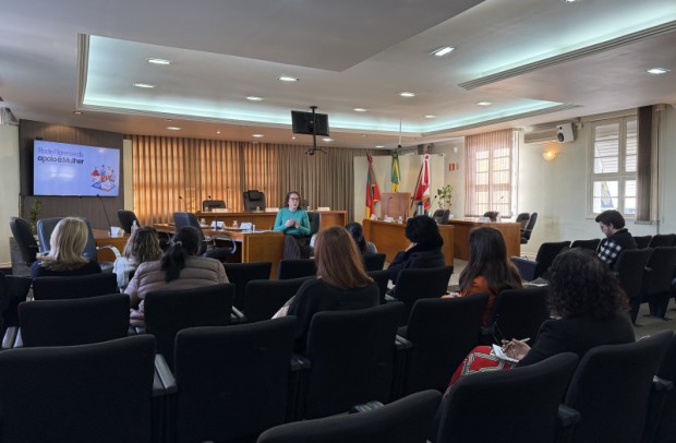 Foto de capa da notícia: Segunda reunião da Rede de Apoio às Mulheres é realizada
