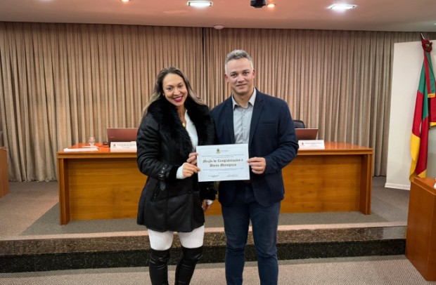 Foto de capa da notícia: Luizzão propõe Moção de Congratulações à atleta Diana Meneguzzo por destaque nacional no fisiculturismo