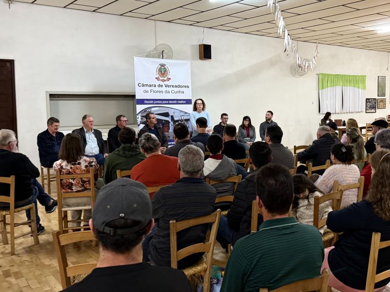 Foto de capa da notícia: Comunidade de São Valentin recebe projeto ‘Câmara vai até você’