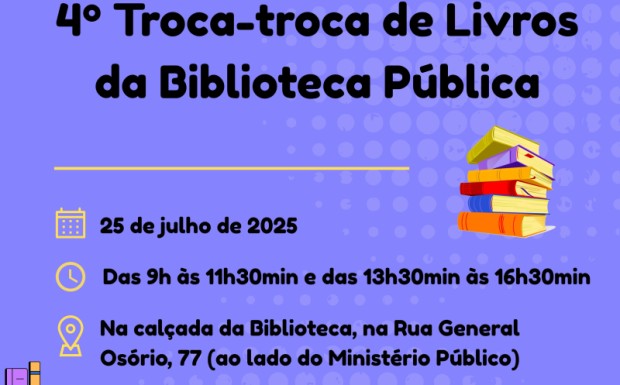 Foto de capa da notícia: Biblioteca Pública Municipal funciona normalmente durante as férias e promove atividades especiais