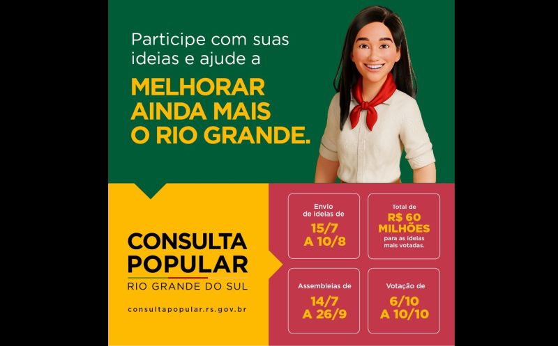 Foto de capa da notícia: Consulta Popular 2025 está com envio de propostas aberto até 10 de agosto