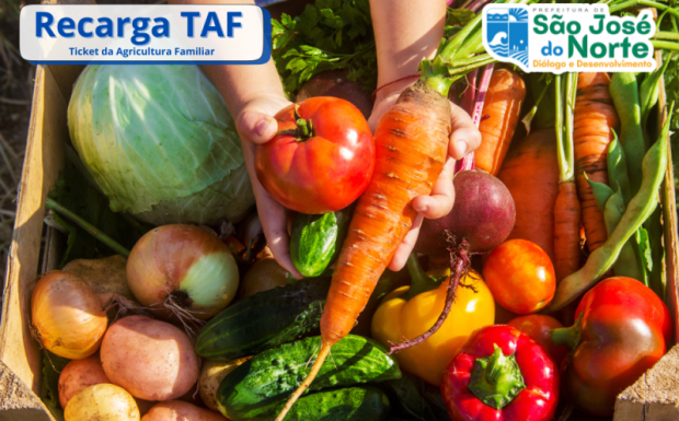 Foto de capa da notícia: Recarga do Ticket da Agricultura Familiar (TAF) está disponível