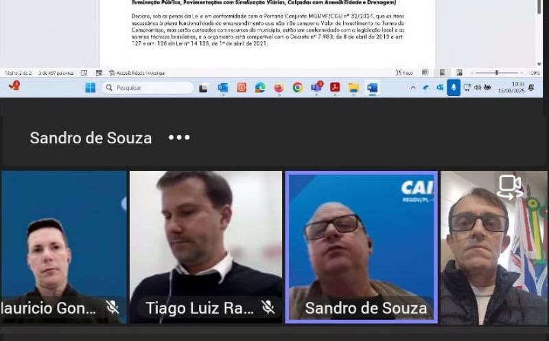 Foto de capa da notícia: Executivo participa de reunião com a Caixa sobre a construção de novas unidades habitacionais pelo Minha Casa, Minha Vida