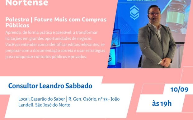 Foto de capa da notícia: Empreendedores nortenses recebem capacitação sobre participação em compras públicas