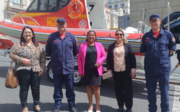 Foto de capa da notícia: São José do Norte recebe ambulancha para reforçar a segurança pública