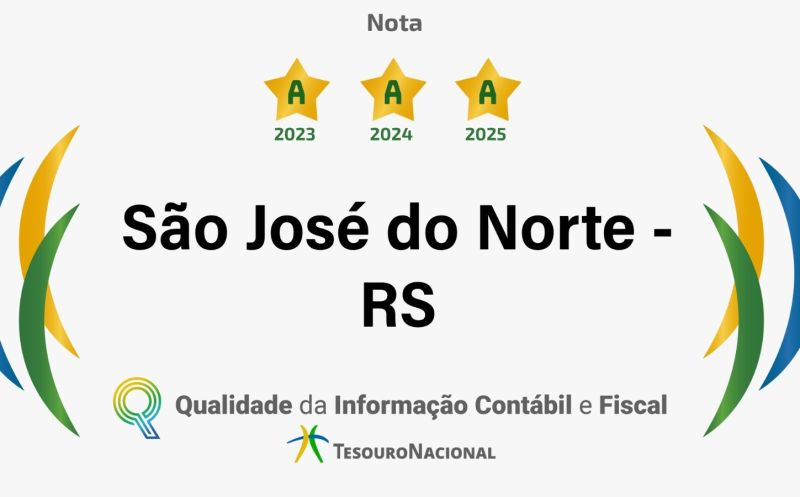 Foto de capa da notícia: São José do Norte recebe nota A no ranking nacional de qualidade contábil e fiscal