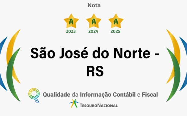 Foto de capa da notícia: São José do Norte recebe nota A no ranking nacional de qualidade contábil e fiscal