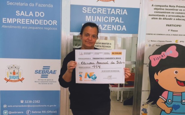 Foto de capa da notícia: Nota Fiscal Gaúcha contempla seis ganhadores nortenses