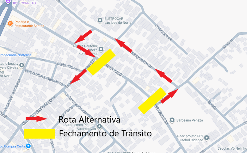 Foto de capa da notícia: Obras alteram trânsito nesta terça-feira