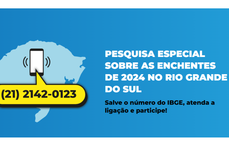 Foto de capa da notícia: IBGE lança pesquisa inédita sobre impactos das enchentes de 2024 no Rio Grande do Sul