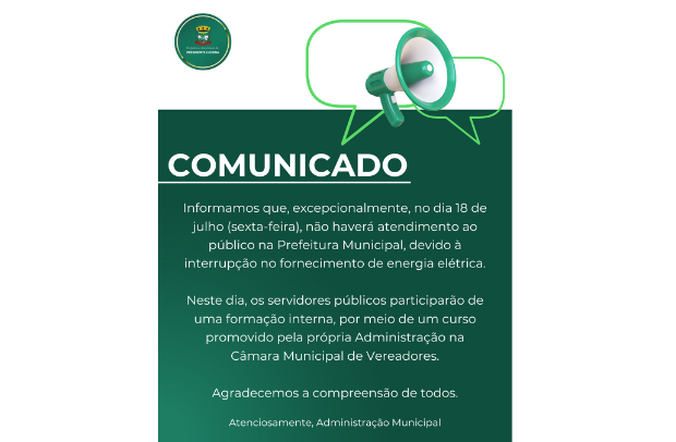 Foto de capa da notícia: Comunicado 🫱🏻‍🫲🏼✅