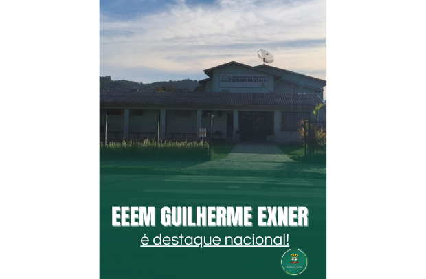 Foto de capa da notícia: EEEM Guilherme Exner é destaque nacional! 🎉