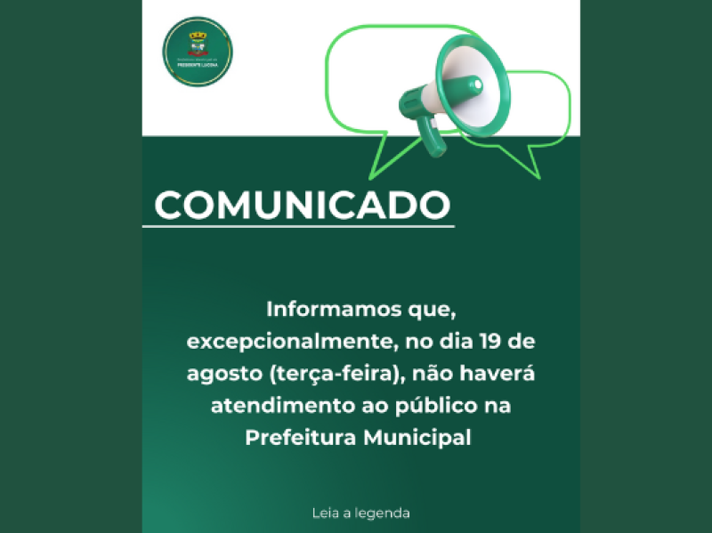 Foto de capa da notícia: Comunicado