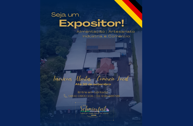 Foto de capa da notícia: SEJA UM EXPOSITOR NA XVII SCHMIERFEST