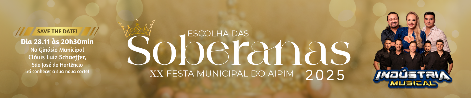 Banner 5 - Escolha das soberanas da XX Festa do Aipim