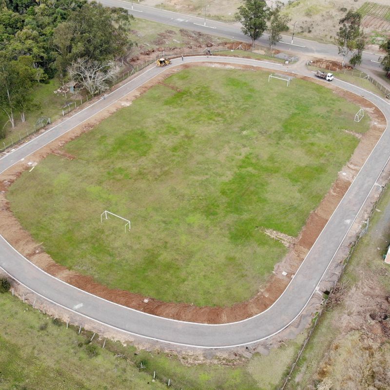 Foto de capa da notícia: Seguem em ritmo constante as obras no Parque Municipal Leonardo Teodoro Arnold