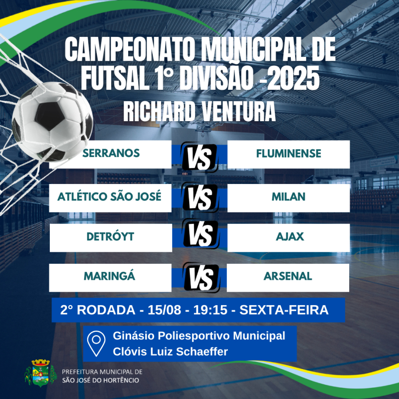 Foto de capa da notícia: Começa o Municipal de Futsal 1ª Divisão Richard Ventura