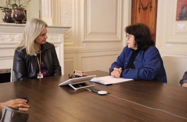 Foto de capa da notícia: Vice-Prefeita Sandra Weber cumpre agenda institucional no Palácio Piratini