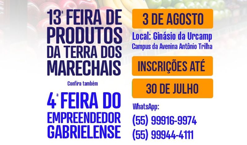 Foto de capa da notícia: Produção familiar e artesanal ganha visibilidade na Feira dos Produtos da Terra dos Marechais