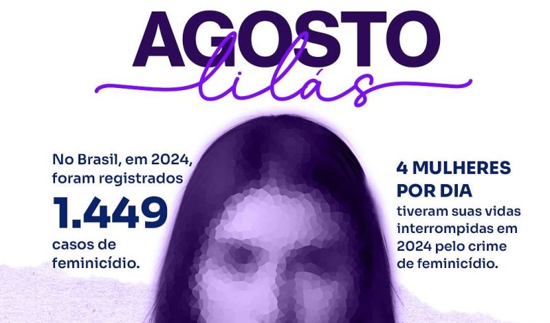 Foto de capa da notícia: Agosto Lilás: Assistência Social promove ações de conscientização sobre a violência contra a mulher