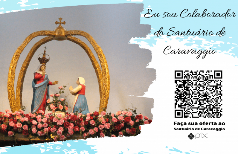 Foto de capa da notícia: Fiéis podem ajudar o Santuário de Caravaggio pela internet