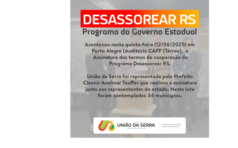 Foto de capa da notícia: *DESASSOREAR RS*