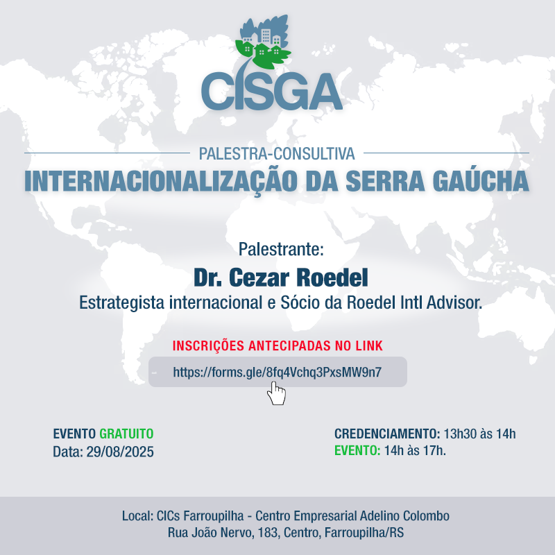 Palestra: Cezar Roedel