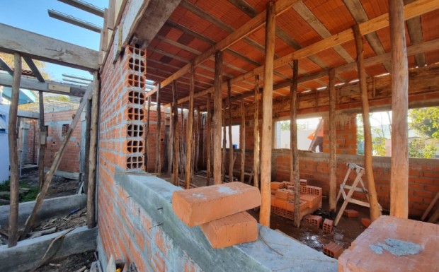 Foto de capa da notícia: Obras de ampliação da UBS Tia Laurinha chegam a nova etapa no Bairro Caiçara