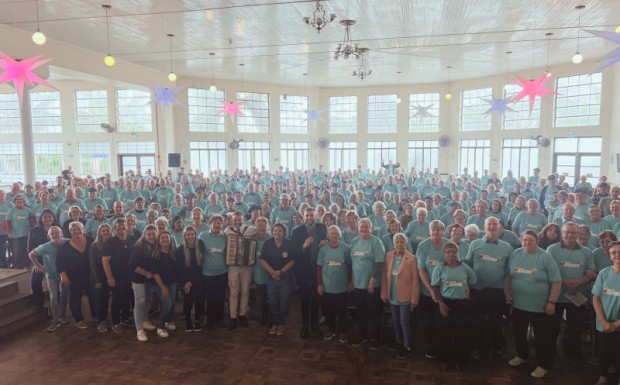 Foto de capa da notícia: Semana do Idoso em Agudo reúne centenas de participantes com atividades especiais
