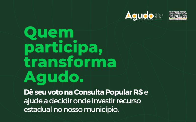 Foto da Notícia Agudo participa da Consulta Popular e mobiliza população para garantir novos investimentos no município