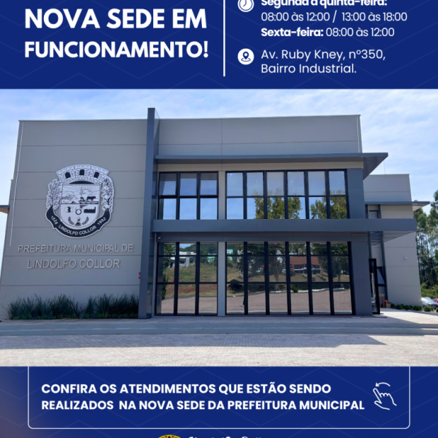 Foto de capa da notícia: NOVA SEDE EM FUNCIONAMENTO: