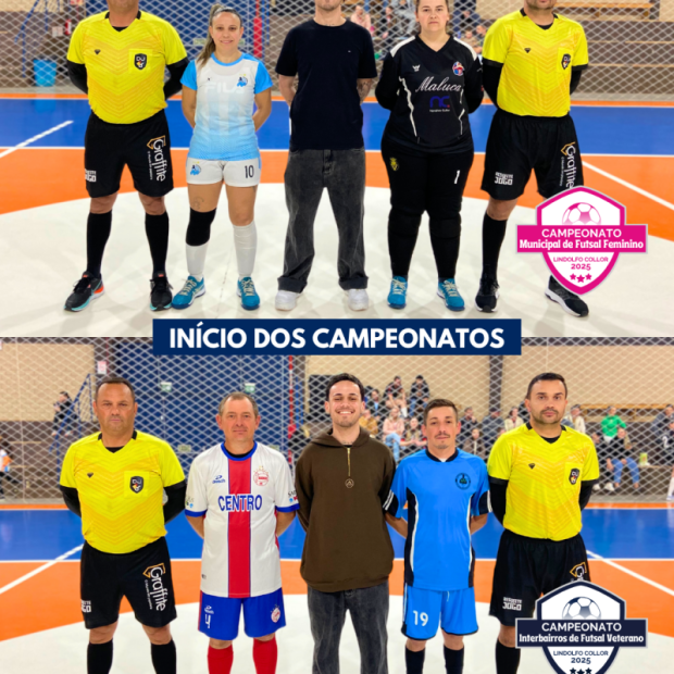 Foto de capa da notícia: INÍCIO DO CAMPEONATO INTERBAIRROS VETERANO E MUNICIPAL FEMININO: