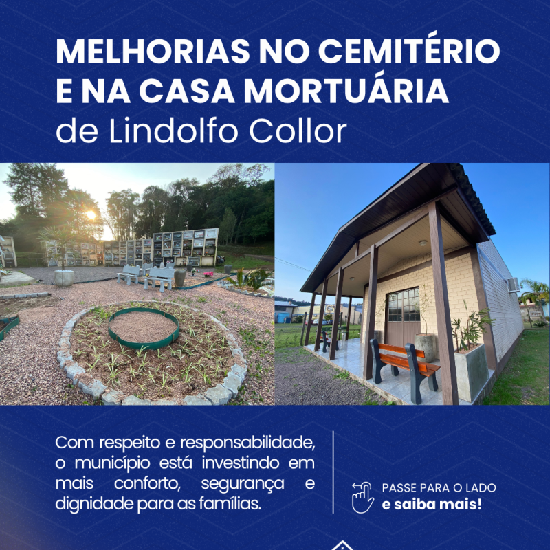 Foto de capa da notícia: Melhorias no Cemitério e na Casa Mortuária: