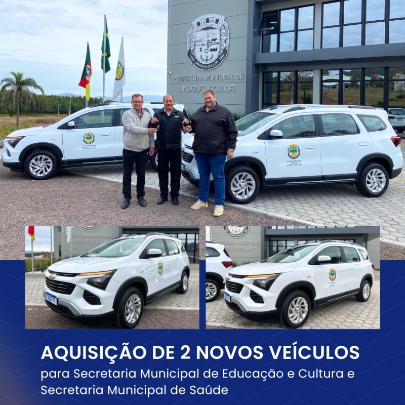 Foto de capa da notícia: AQUISIÇÃO DE DOIS VEÍCULOS PARA AS SECRETARIAS MUNICIPAIS: