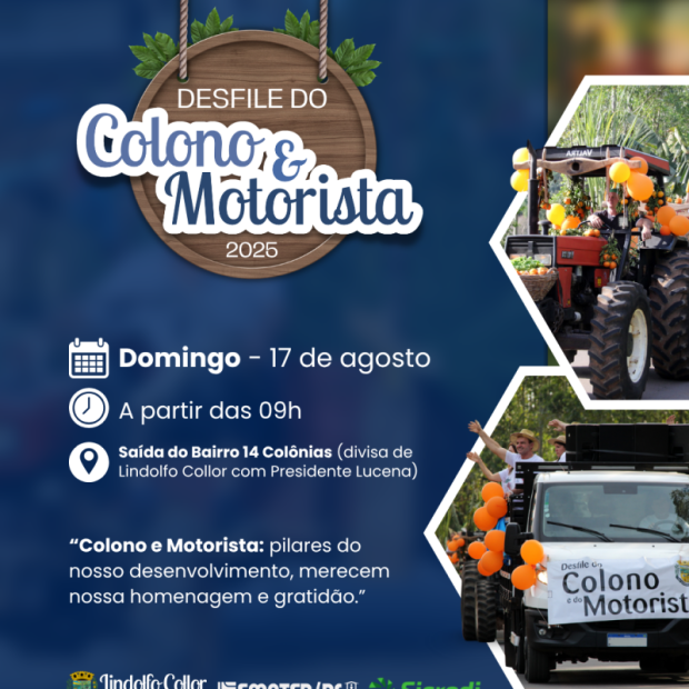 Foto de capa da notícia: DESFILE DO COLONO E MOTORISTA 2025: