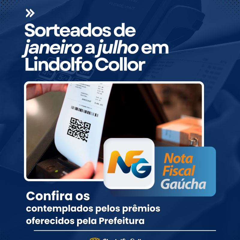 Foto de capa da notícia: CONFIRA A LISTA DOS GANHADORES DA NOTA FISCAL GAÚCHA: