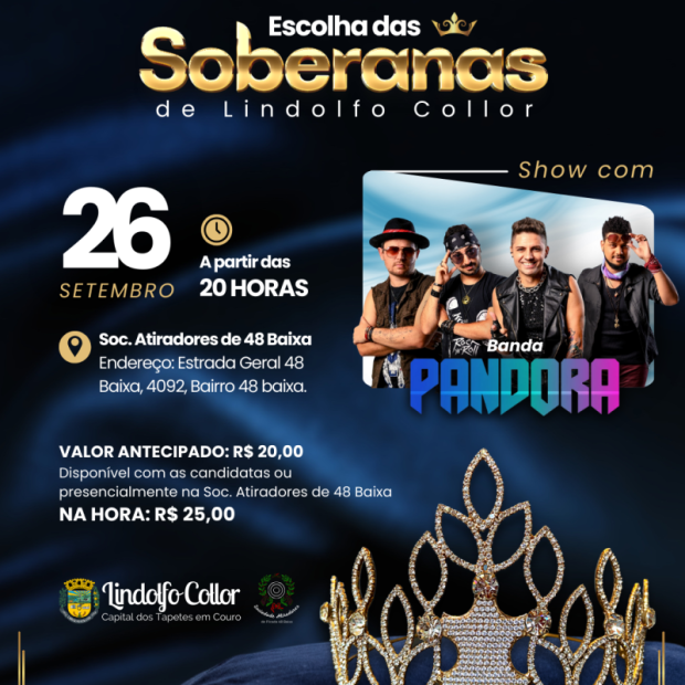 Foto de capa da notícia: ESCOLHA DAS SOBERANAS DE LINDOLFO COLLOR 2025: