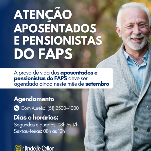 Foto de capa da notícia: PROVA DE VIDA SERVIDORES FAPS
