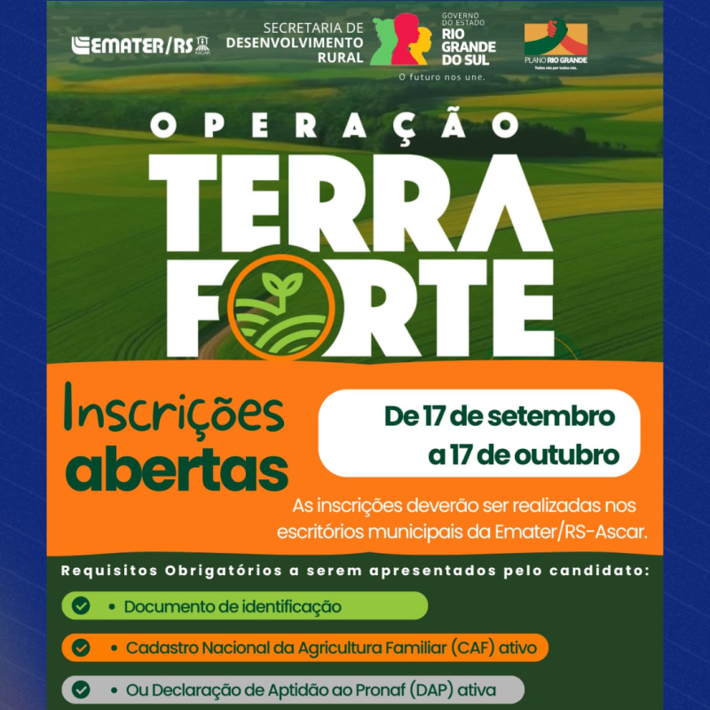 Foto de capa da notícia: OPERAÇÃO TERRA FORTE: