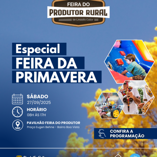 Foto de capa da notícia: FEIRA DA PRIMAVERA EM LINDOLFO COLLOR: