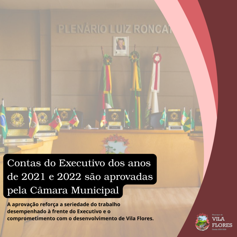 Foto de capa da notícia: CONTAS APROVADAS DE EXERCÍCIOS PÚBLICOS