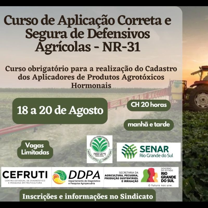 Foto da Notícia CURSO OFERTADO PELO SINDICATO