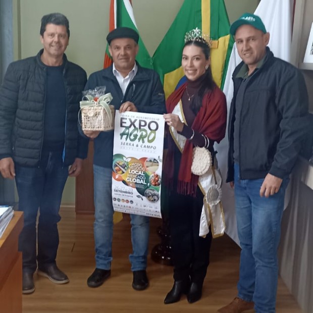 Foto de capa da notícia: VILA FLORES RECEBE CONVITE PARA EXPO AGRO ANTONIO PRADO